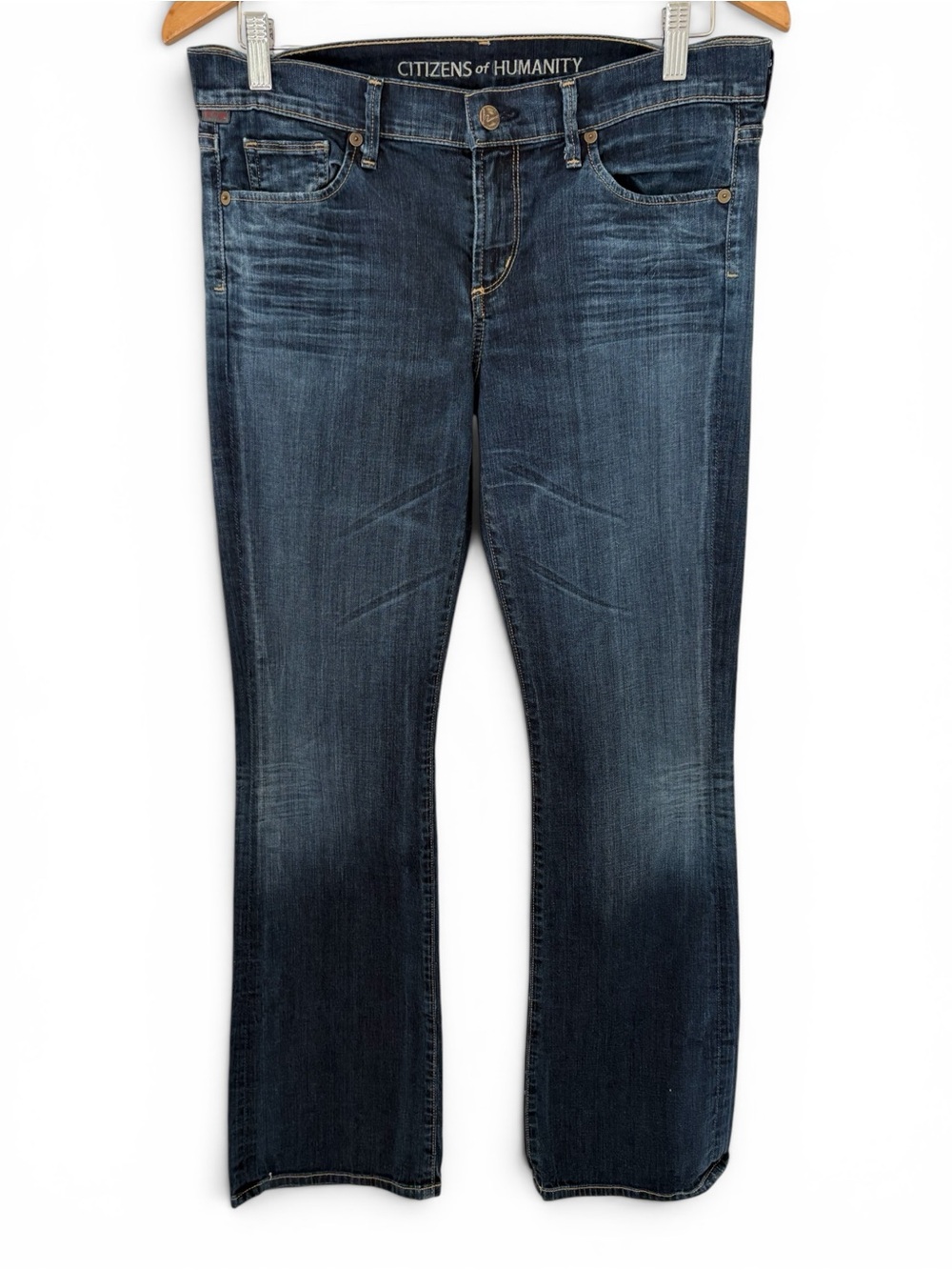 Citizens Of Humanity Dark Blue Flare Jeans
